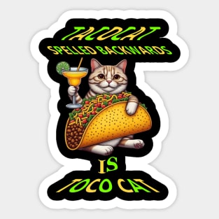 Taco Cats Fiesta Sticker